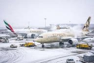 Caos aéreo devido a tempestade de inverno