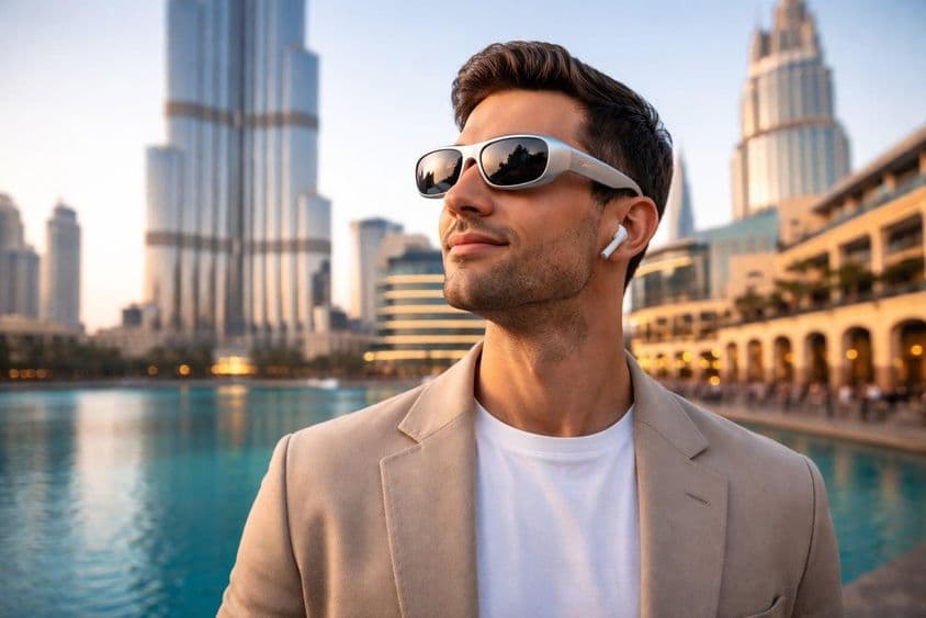 Óculos de IA da Apple em Dubai