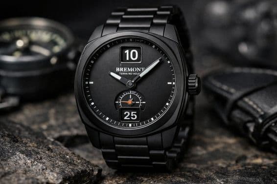 Terra Nova com Hora Saltante Stealth Black