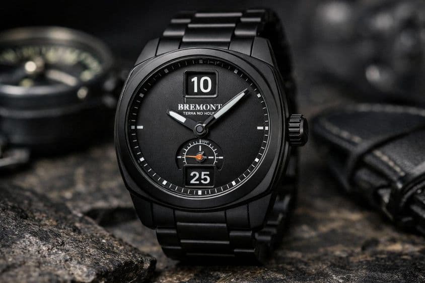 Terra Nova com Hora Saltante Stealth Black