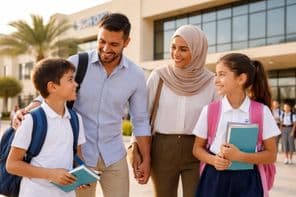 Momento de recesso escolar no inverno