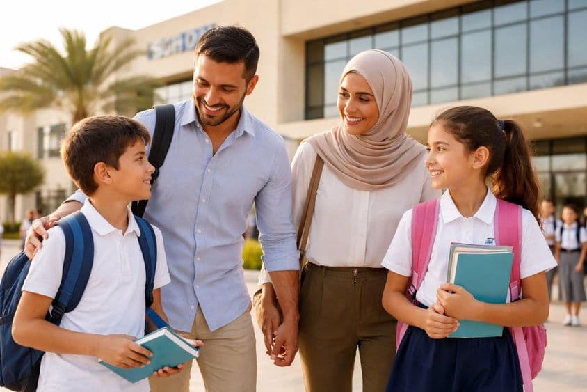 Momento de recesso escolar no inverno