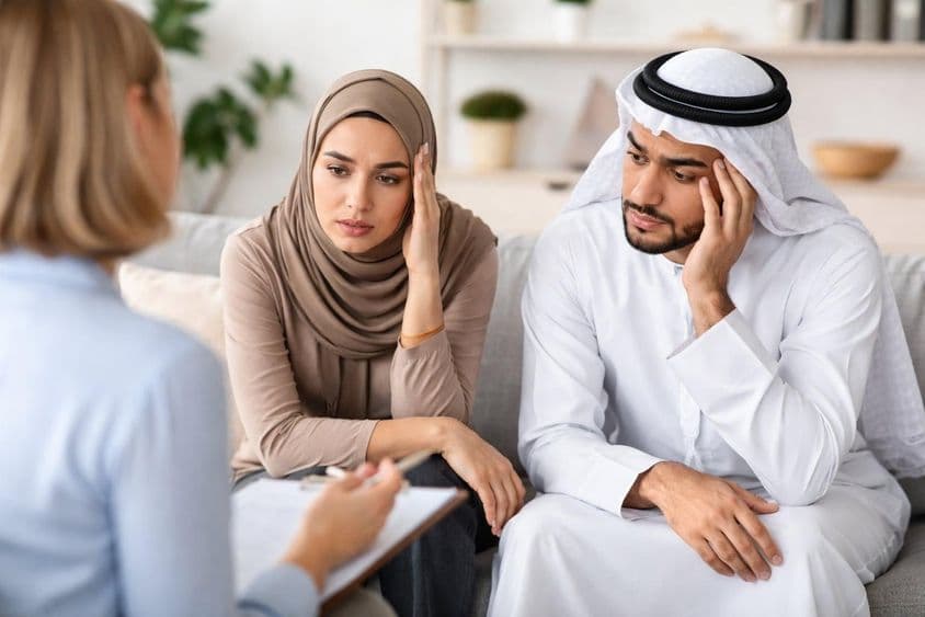 Apoio emocional durante período tenso