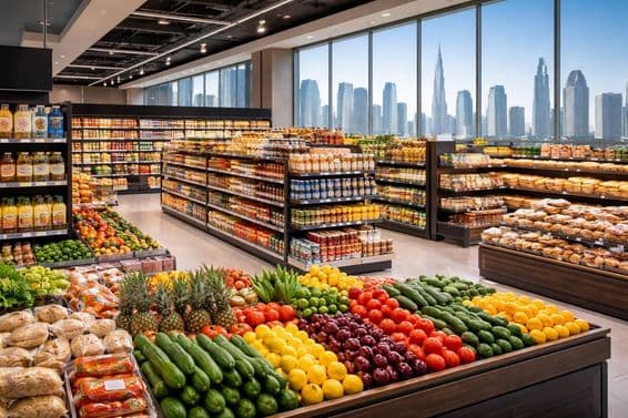 Abastecimento estável nos mercados de Dubai