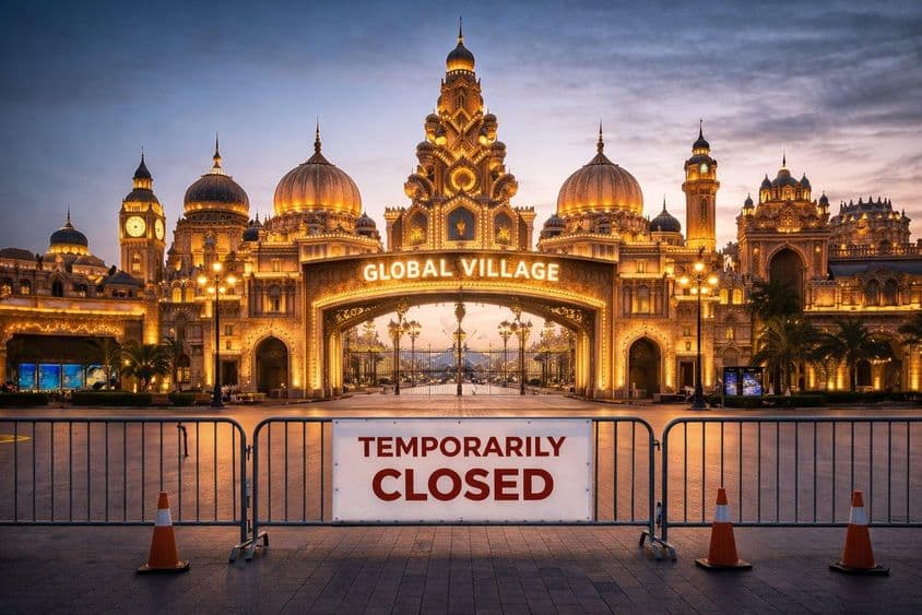 Fechamento temporário da Global Village