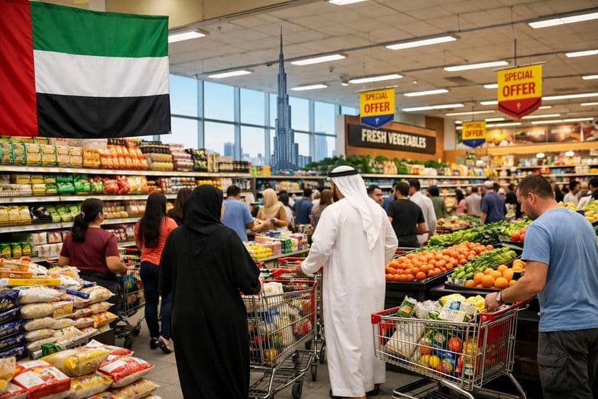 Abastecimento alimentar estável em Dubai
