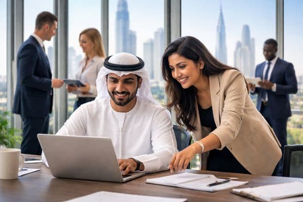 Desenvolvimento de carreira em ambientes de trabalho modernos de Dubai