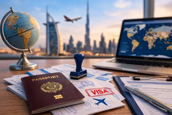 Processamento de visto em Dubai