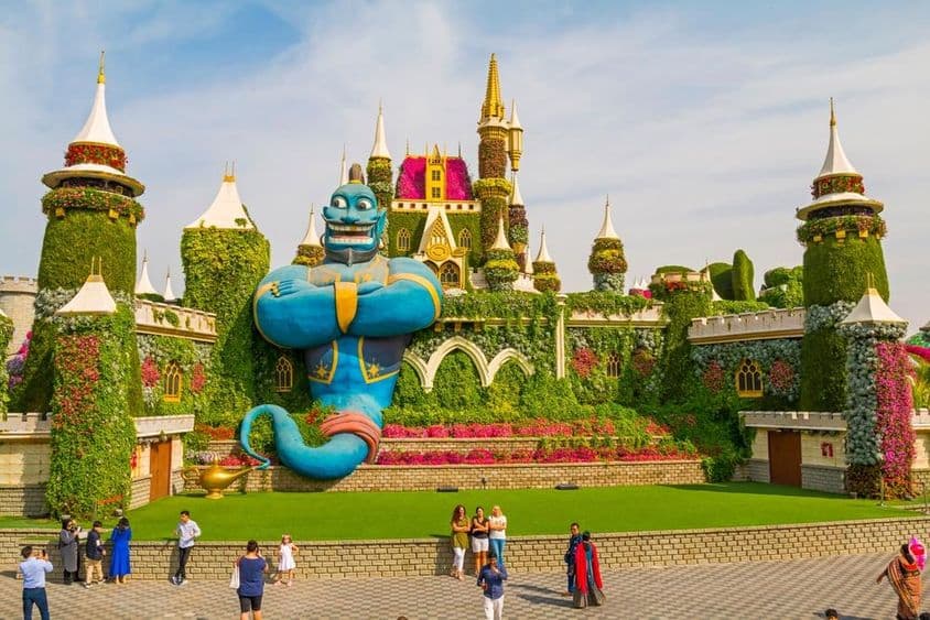 O Jardim Milagre de Dubai