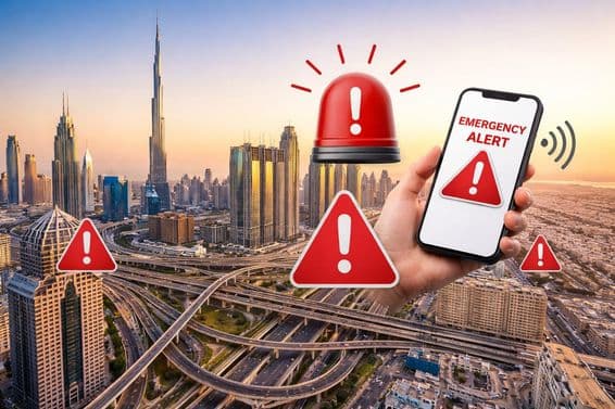 Alerta de emergência em Dubai