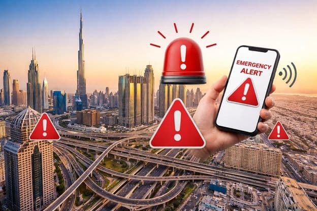 Alerta de emergência em Dubai