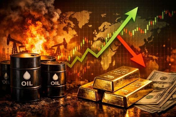 Subida do preço do petróleo em meio à incerteza sobre o ouro.