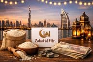 Doação de Ramadan sob as luzes de Dubai