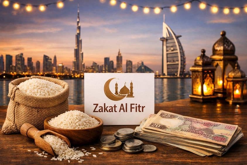 Doação de Ramadan sob as luzes de Dubai