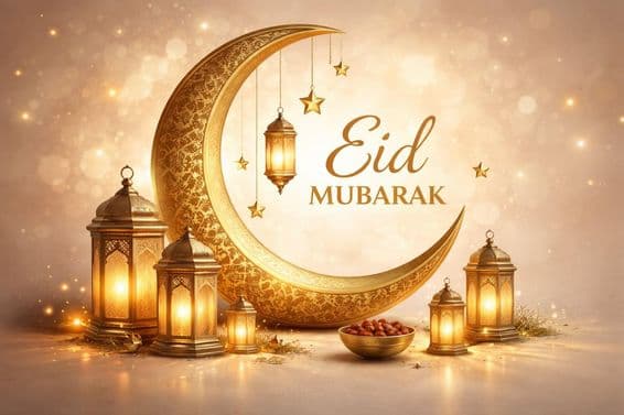 Lanterna de lua crescente dourada em festividade