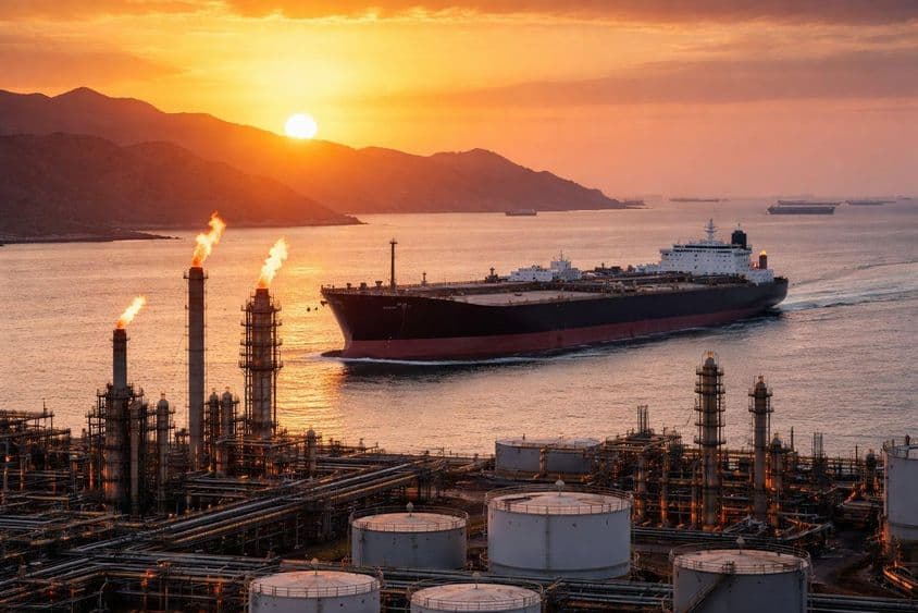 Transporte de petróleo durante uma crise