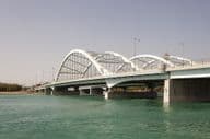 Ponte Al Maqta em Abu Dhabi, Emirados Árabes Unidos