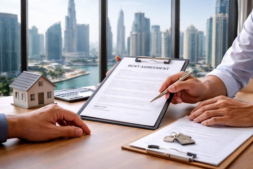 Negociação de aluguel em Dubai