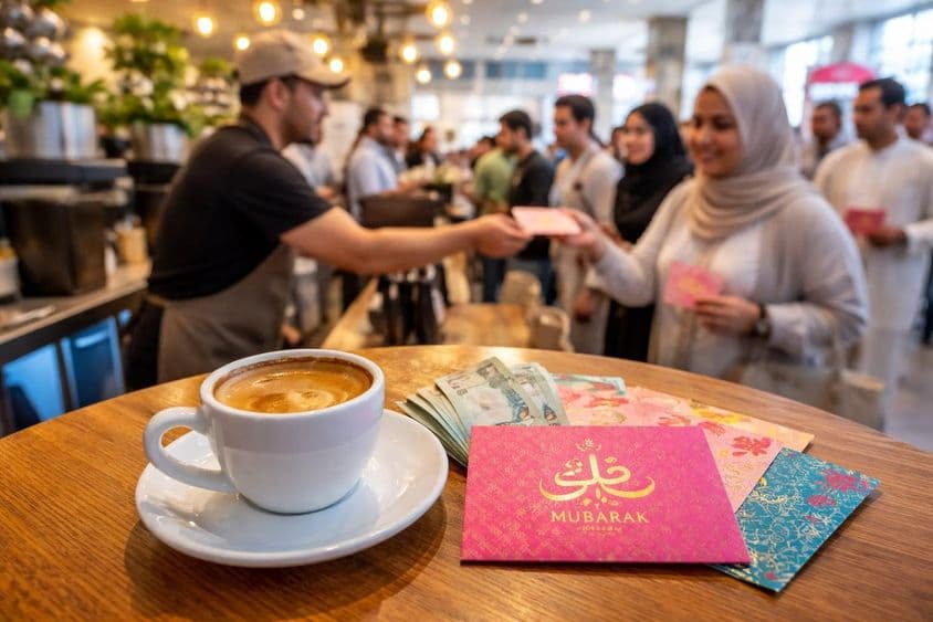 Experiência surpreendente com café de Eid