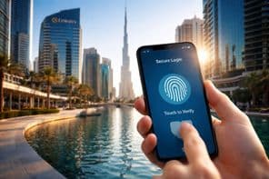 Segurança digital bancária em Dubai