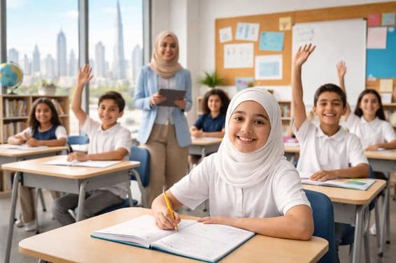 Retomada da vida escolar em Dubai