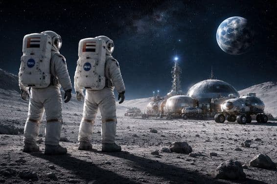O futuro da base lunar já começou