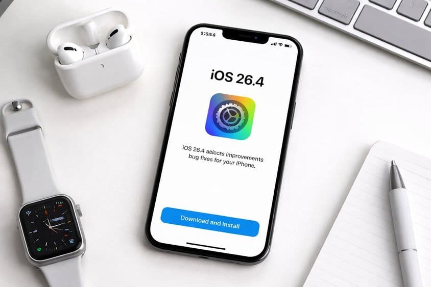 Atualização do iOS com novos recursos