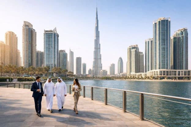 Dinâmica da vida empresarial em Dubai