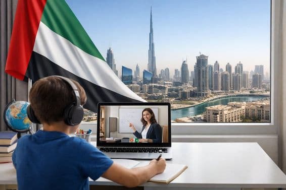 Ensino à distância seguro em Dubai
