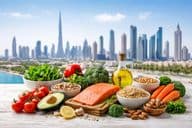 Alimentos saudáveis em Dubai