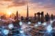 Visão digital de Dubai