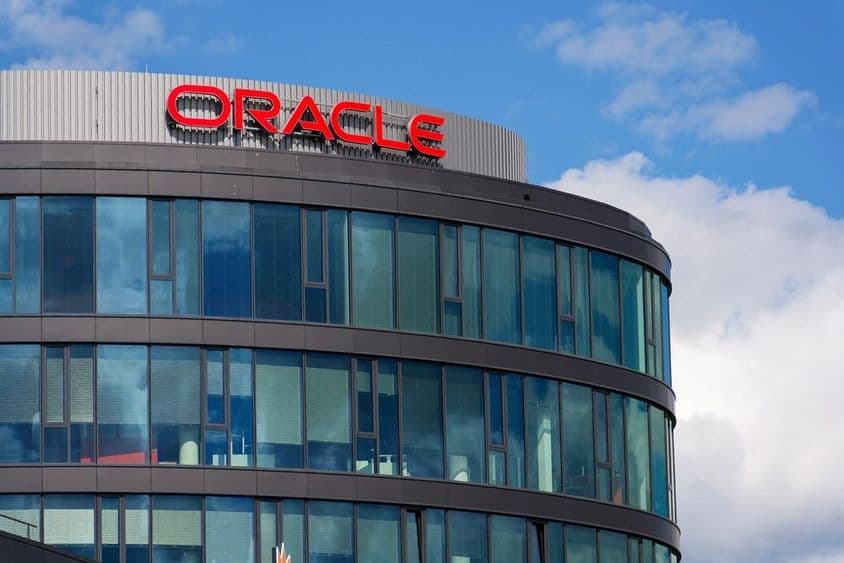 O logotipo da empresa Oracle