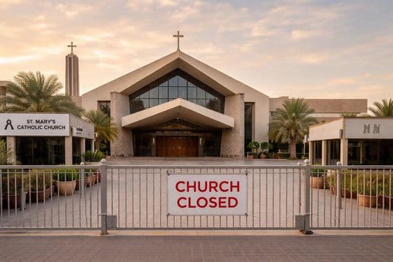 Fechamento Temporário das Igrejas de Dubai