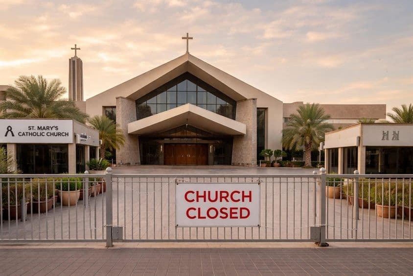 Fechamento Temporário das Igrejas de Dubai