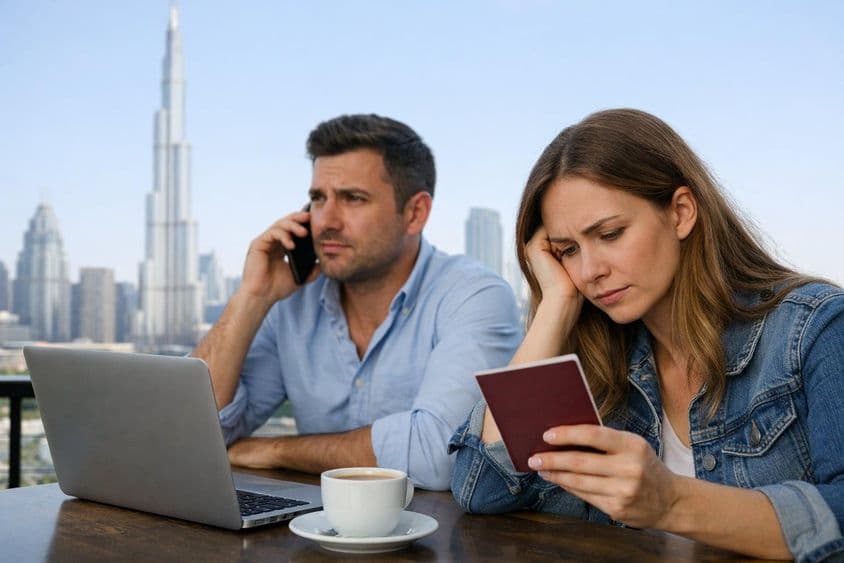 Retorno incerto de Dubai