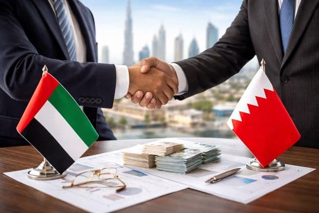 Acordo de swap de moeda com aperto de mãos