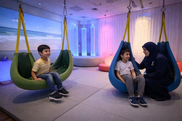 Espaço sensorial calmo