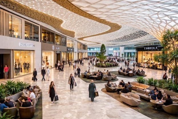 Experiência de compras no aeroporto