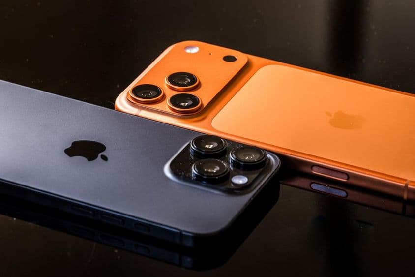 iPhone 17Pro Max laranja cósmico