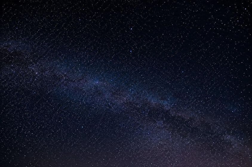 Céu noturno estrelado