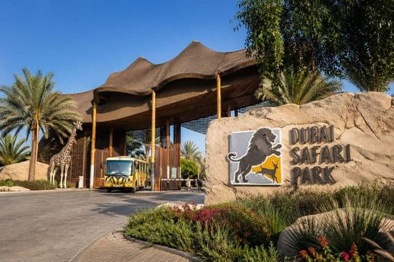 Entrada do Dubai Safari Park