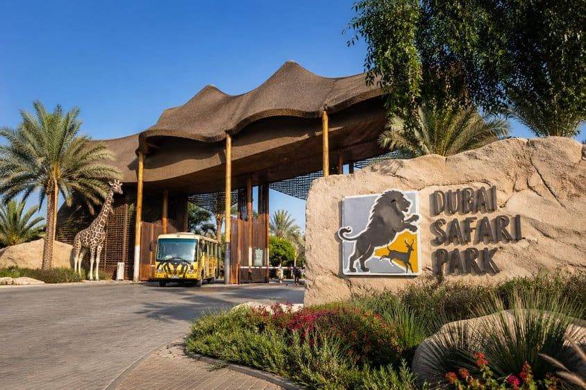 Entrada do Dubai Safari Park