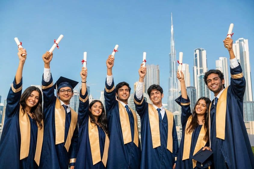 Sucesso dos estudantes de Dubai em 2026