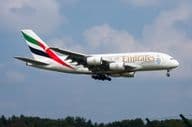 Avião de passageiros da Emirates Airlines
