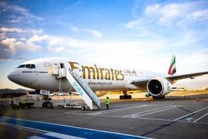 Avião da Emirates