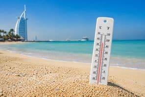 Aviso de Calor Costeiro em Dubai