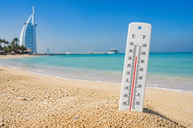 Aviso de Calor Costeiro em Dubai