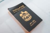 Passaporte dos Emirados Árabes Unidos.