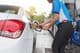 Bombas de combustível em um posto de gasolina