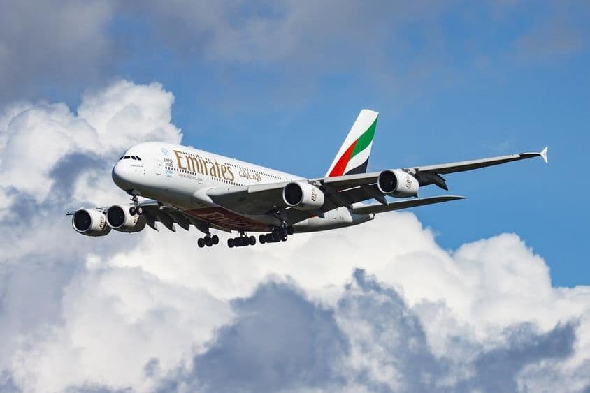 Avião de Passageiros da Emirates